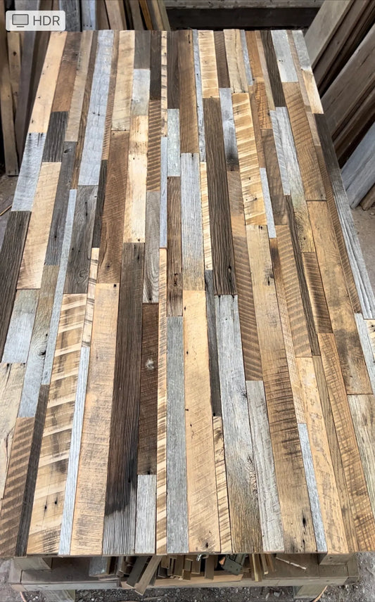 Reclaimed Barnwood Planks 3" W 20sf bundles